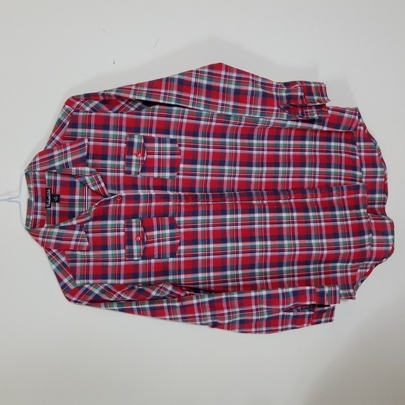 Fashion Web Plaid button-down shirt Size M - Picture 1 of 4